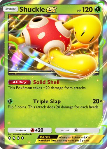 Shuckle ex 023/379 — Deluxe Pack ex (English Pokémon TCG card)