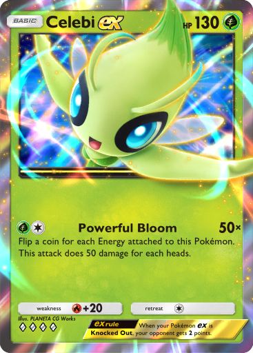 Celebi ex 024/379 — Deluxe Pack ex (English Pokémon TCG card)