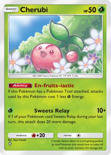 Cherubi 025/379 — Deluxe Pack ex (English Pokémon TCG card)