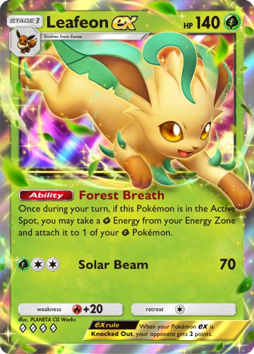 Leafeon ex 029/379 — Deluxe Pack ex (English Pokémon TCG card)