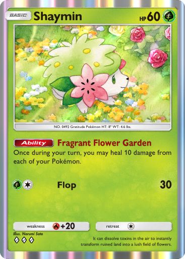 Shaymin 030/379 — Deluxe Pack ex (English Pokémon TCG card)