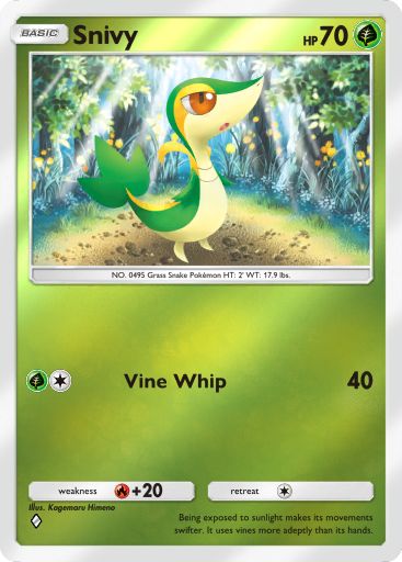 Snivy 033/379 — Deluxe Pack ex (English Pokémon TCG card)