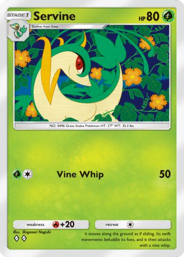 Servine 034/379 — Deluxe Pack ex (English Pokémon TCG card)
