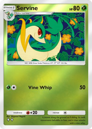 Servine 035/379 — Deluxe Pack ex (English Pokémon TCG card)