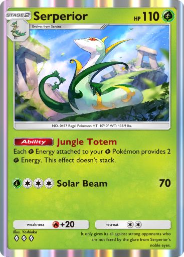 Serperior 036/379 — Deluxe Pack ex (English Pokémon TCG card)