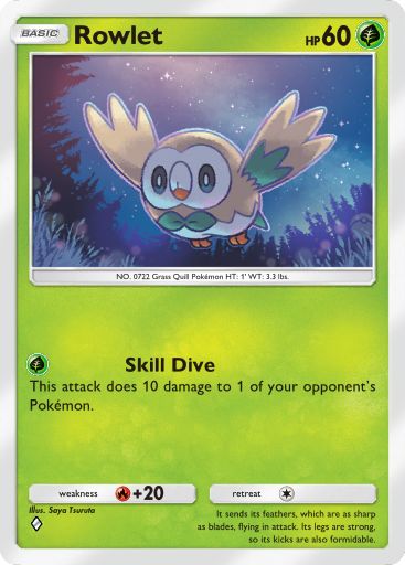 Rowlet 038/379 — Deluxe Pack ex (English Pokémon TCG card)