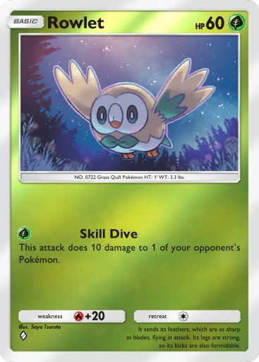 Rowlet 039/379 — Deluxe Pack ex (English Pokémon TCG card)