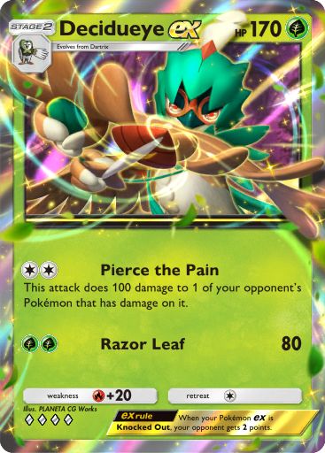 Decidueye ex 042/379 — Deluxe Pack ex (English Pokémon TCG card)