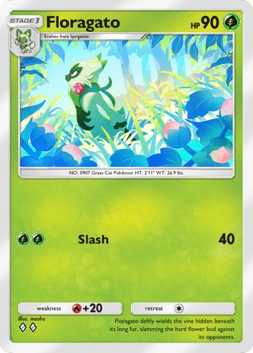 Floragato 051/379 — Deluxe Pack ex (English Pokémon TCG card)