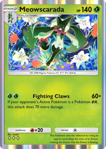 Meowscarada 053/379 — Deluxe Pack ex (English Pokémon TCG card)