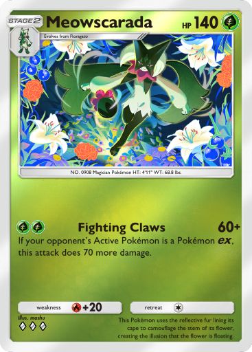 Meowscarada 054/379 — Deluxe Pack ex (English Pokémon TCG card)