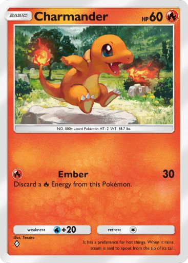 Charmander 055/379 — Deluxe Pack ex (English Pokémon TCG card)