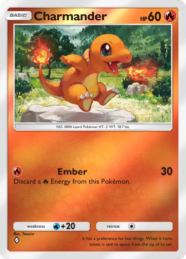Charmander 056/379 — Deluxe Pack ex (English Pokémon TCG card)