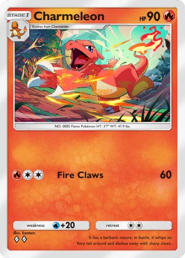 Charmeleon 057/379 — Deluxe Pack ex (English Pokémon TCG card)