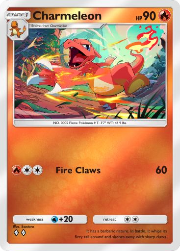 Charmeleon 058/379 — Deluxe Pack ex (English Pokémon TCG card)