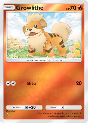 Growlithe 062/379 — Deluxe Pack ex (English Pokémon TCG card)