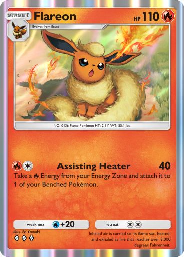 Flareon 064/379 — Deluxe Pack ex (English Pokémon TCG card)