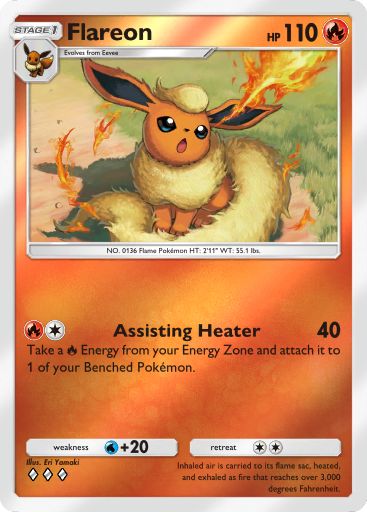 Flareon 065/379 — Deluxe Pack ex (English Pokémon TCG card)