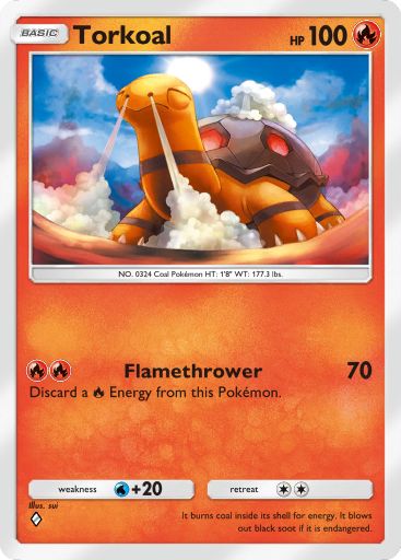 Torkoal 069/379 — Deluxe Pack ex (English Pokémon TCG card)