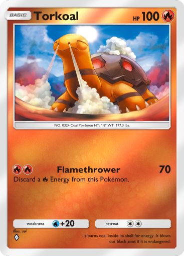 Torkoal 070/379 — Deluxe Pack ex (English Pokémon TCG card)