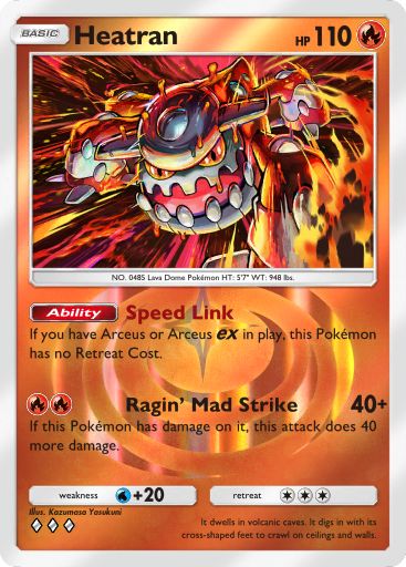 Heatran 077/379 — Deluxe Pack ex (English Pokémon TCG card)