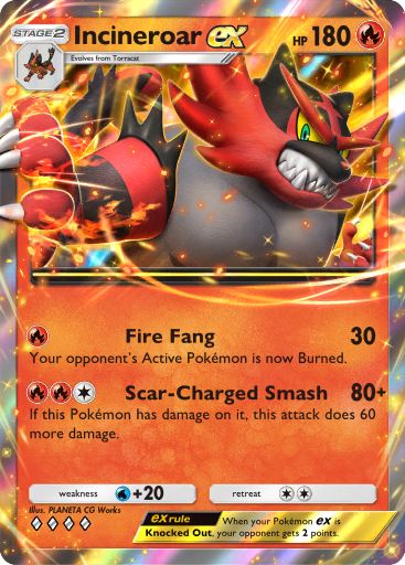 Incineroar ex 082/379 — Deluxe Pack ex (English Pokémon TCG card)