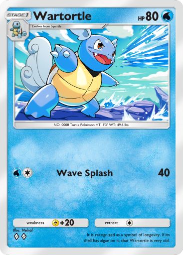 Wartortle 085/379 — Deluxe Pack ex (English Pokémon TCG card)