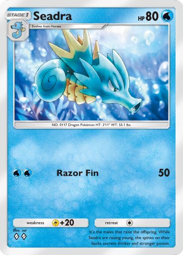 Seadra 090/379 — Deluxe Pack ex (English Pokémon TCG card)
