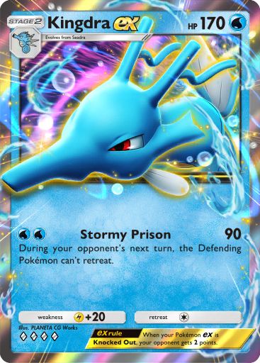 Kingdra ex 092/379 — Deluxe Pack ex (English Pokémon TCG card)