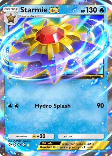Starmie ex 095/379 — Deluxe Pack ex (English Pokémon TCG card)