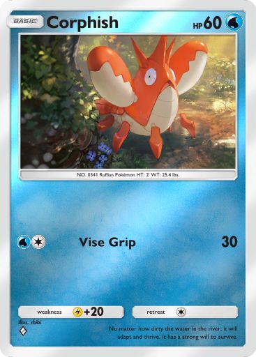 Corphish 103/379 — Deluxe Pack ex (English Pokémon TCG card)