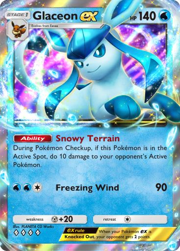 Glaceon ex 106/379 — Deluxe Pack ex (English Pokémon TCG card)