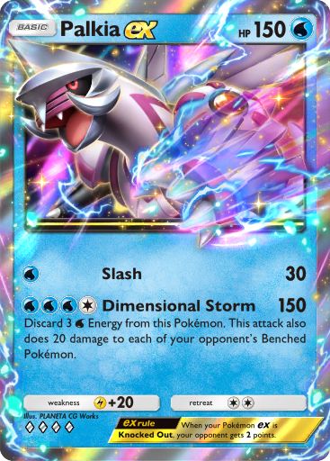 Palkia ex 107/379 — Deluxe Pack ex (English Pokémon TCG card)