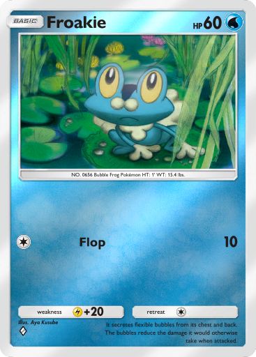Froakie 111/379 — Deluxe Pack ex (English Pokémon TCG card)