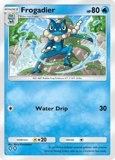 Frogadier 112/379 — Deluxe Pack ex (English Pokémon TCG card)