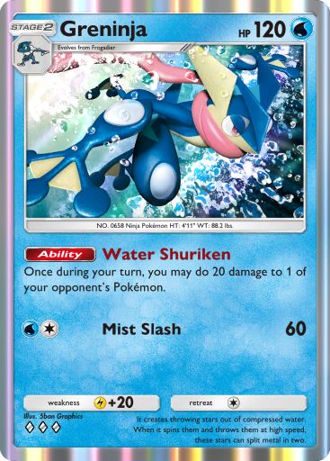 Greninja 114/379 — Deluxe Pack ex (English Pokémon TCG card)