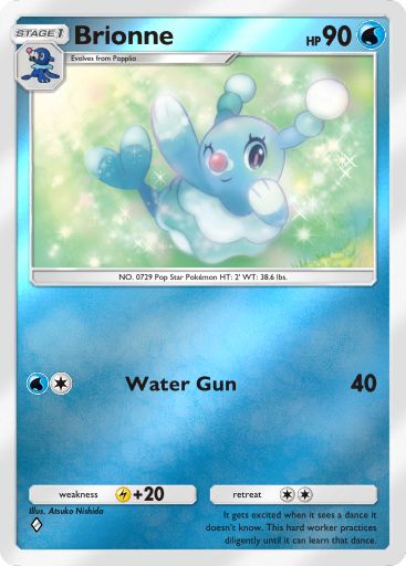 Brionne 119/379 — Deluxe Pack ex (English Pokémon TCG card)