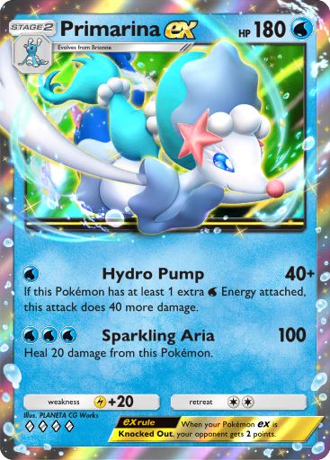 Primarina ex 120/379 — Deluxe Pack ex (English Pokémon TCG card)