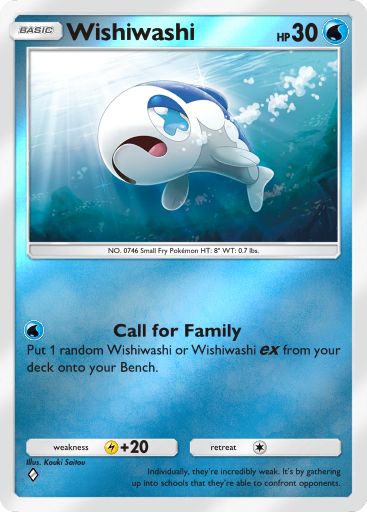 Wishiwashi 123/379 — Deluxe Pack ex (English Pokémon TCG card)