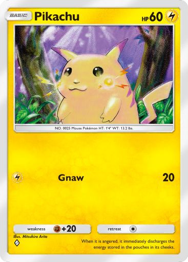 Pikachu 128/379 — Deluxe Pack ex (English Pokémon TCG card)