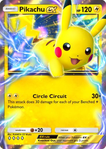 Pikachu ex 131/379 — Deluxe Pack ex (English Pokémon TCG card)