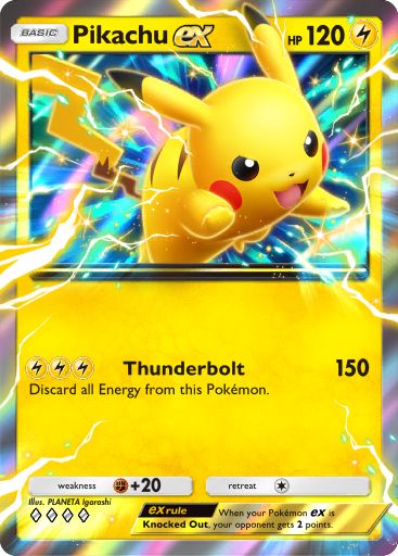 Pikachu ex 132/379 — Deluxe Pack ex (English Pokémon TCG card)