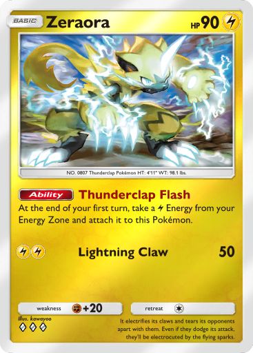 Zeraora 150/379 — Deluxe Pack ex (English Pokémon TCG card)
