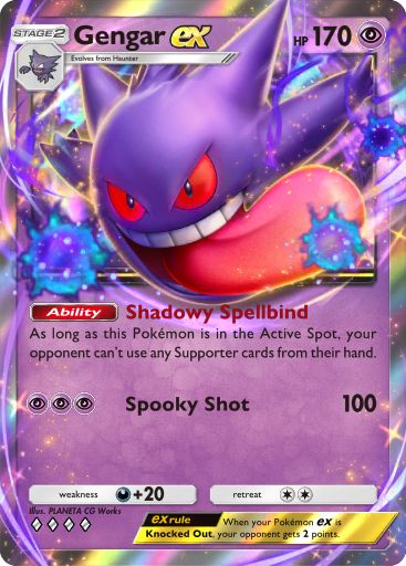 Gengar ex 155/379 — Deluxe Pack ex (English Pokémon TCG card)