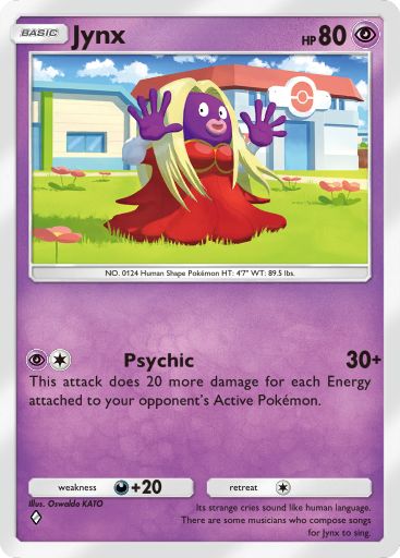 Jynx 156/379 — Deluxe Pack ex (English Pokémon TCG card)