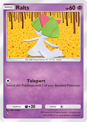 Ralts 164/379 — Deluxe Pack ex (English Pokémon TCG card)
