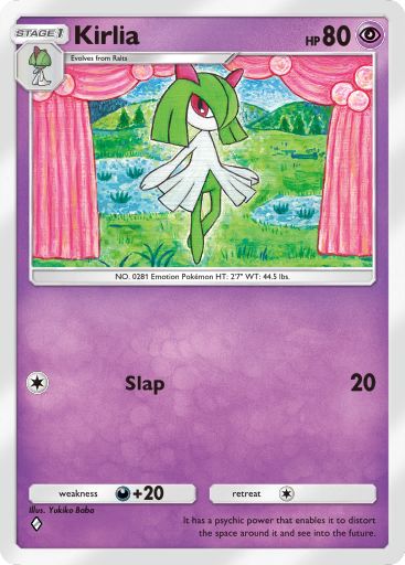 Kirlia 166/379 — Deluxe Pack ex (English Pokémon TCG card)