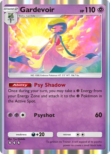Gardevoir 168/379 — Deluxe Pack ex (English Pokémon TCG card)