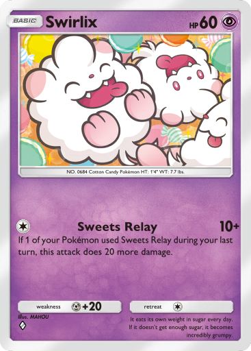 Swirlix 173/379 — Deluxe Pack ex (English Pokémon TCG card)