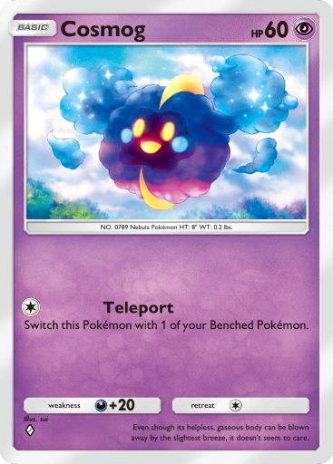 Cosmog 180/379 — Deluxe Pack ex (English Pokémon TCG card)